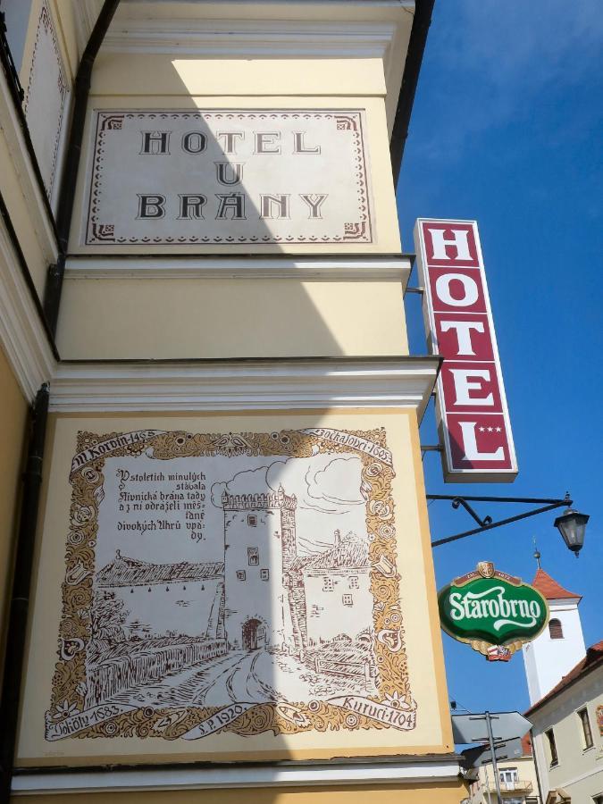 Hotel U Brany Uherský Brod Exteriör bild